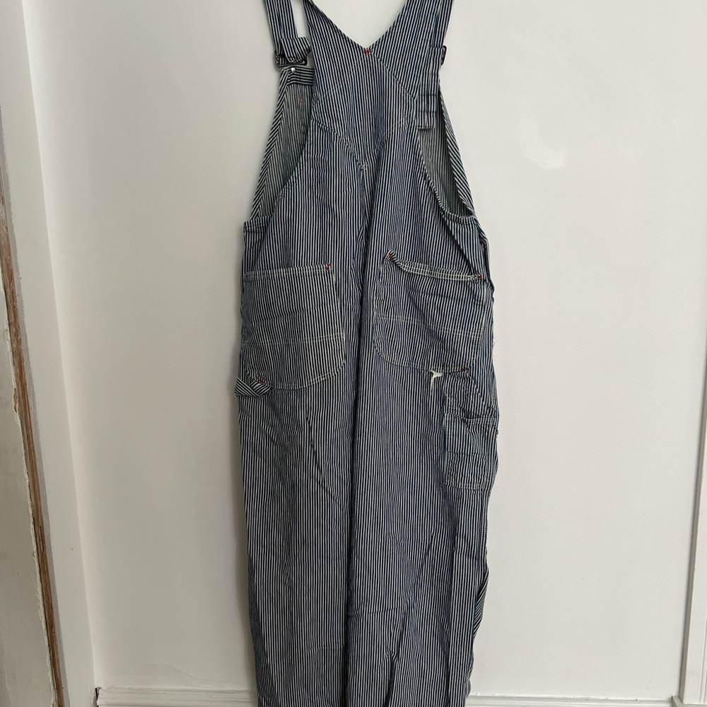 Vintage Big Mac Railroad stripe overalls - Picture 4 of 7
